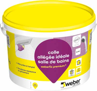 WEBERFIX PREMIUM  2KG BLANC Colle allégée spécial salle de bains